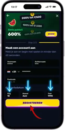 18 jaar Wino Casino